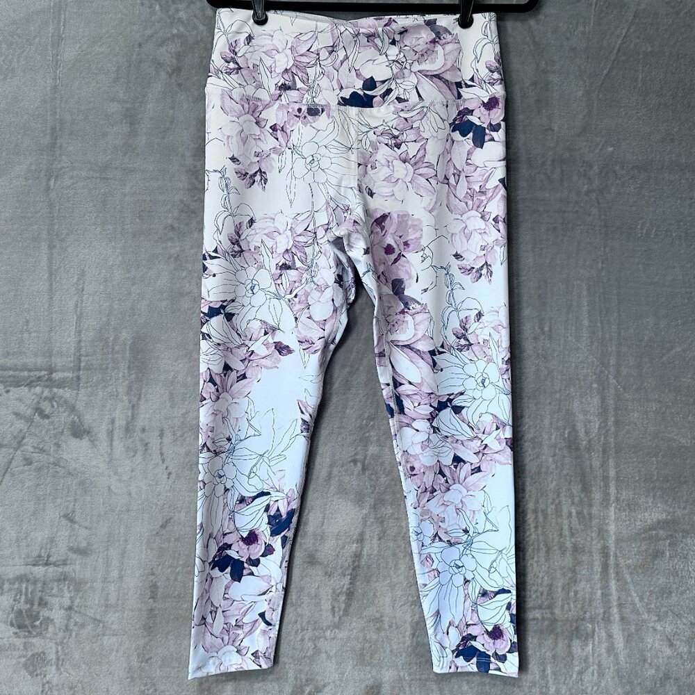 Apana Floral Leggings Size L Women's Multi-Color Floral